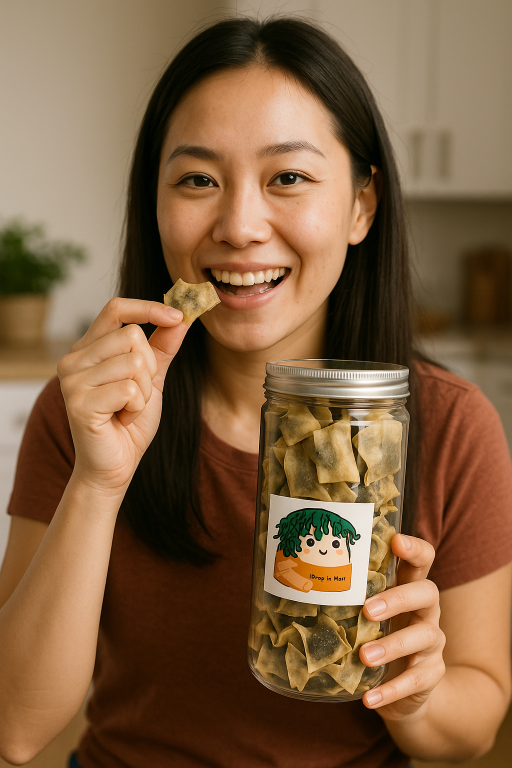 Healthy Seaweed Popiah Skin Snacks - Asian Crispy Treats