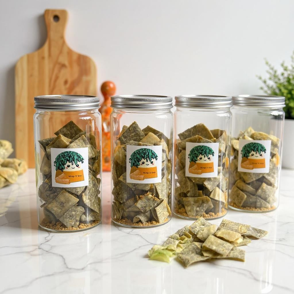 Healthy Seaweed Popiah Skin Snacks - Asian Crispy Treats