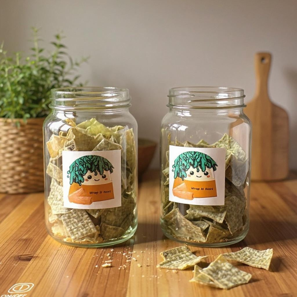 Healthy Seaweed Popiah Skin Snacks - Asian Crispy Treats