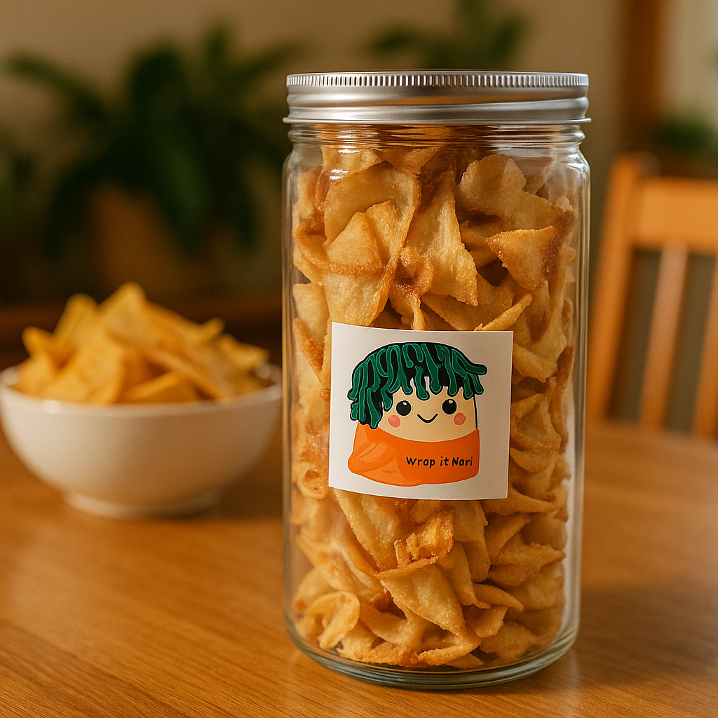 Crispy Tapioca Chips - Singapore Snacks by WrapItNori
